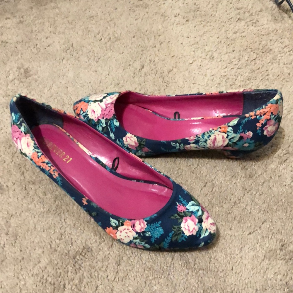Floral heels
